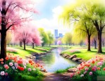 公园里春天都有什么花