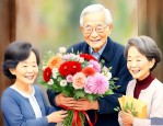 老人六十大寿送什么花