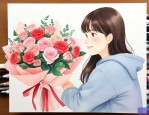 送女朋友一般送什么花