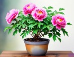 家庭盆栽牡丹花的养护