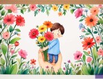 送病人花贺卡怎么写简短