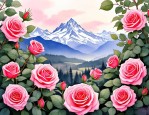 2025年香槟雪山玫瑰花语