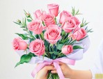 感谢送花人一句话暖心