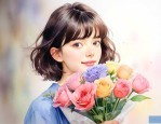 女人过生日送什么花好