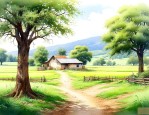 农村家门口种什么树好
