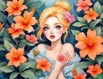 2025年橙色芭比花的寓意