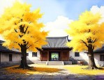 院子种银杏树风水好吗