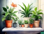 适合卫生间水养的植物