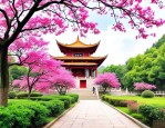 2025年绵竹三溪寺紫薇花