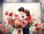 结婚纪念日送老婆鲜花