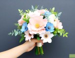 仿真花手捧花制作报价