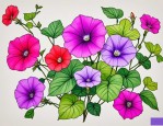 2025年牵牛花颜色有几种