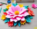 2025年彩纸手工花的制作