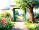 花园门口适合种什么树