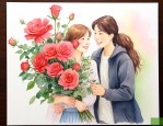 送女朋友适合送什么花