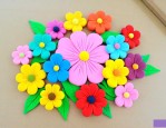 手工彩泥花朵制作方法