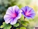 2025年牵牛花花朵像什么