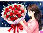 七夕情人节礼物送老婆花