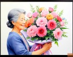 外婆生日送花送什么花