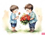 给男孩子道歉送什么花