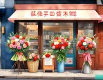 烧烤店开业送什么花篮
