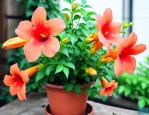 盆栽凌霄花的养殖方法