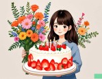 2025年侄女生日送什么花