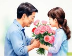 去医院看爸爸送什么花