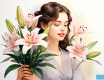 送女人百合花什么意思