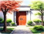 庭院大门种什么树最好