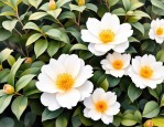 2025年白色山茶花的花语
