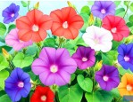牵牛花的颜色有多少种