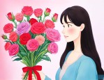 给姐姐送花贺卡怎么写