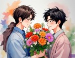 2025年给男生送花可以吗