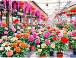 2025年去花市买花的日记