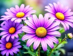 紫色雏菊的花语是什么