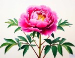 牡丹花是怎么开花的拟人句