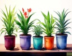 负离子小植物种植过程