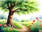 树荫下适合种什么花草