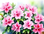 一年四季开花的杜鹃花