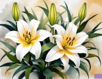 2025年百合花的组成部分