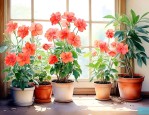 室内四季开花好养的花
