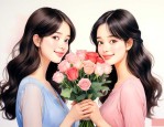 闺蜜之间送花送什么花
