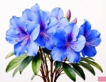 蓝色杜鹃花是什么品种