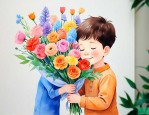 男孩子过生日送什么花