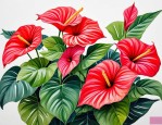 2025年火鹤花夏天怎样养