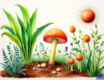 植物妈妈传播种子方法