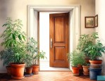 屋内门口放什么植物好