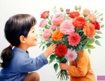 儿子送母亲什么花适合