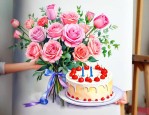 大姨过生日送什么花好